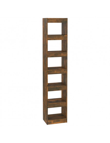 Libreria/Divisorio Rovere Fumo 40x30x198 cm
