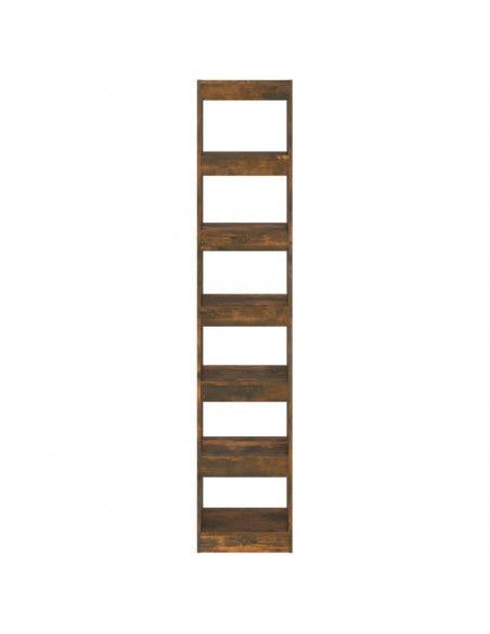 Libreria/Divisorio Rovere Fumo 40x30x198 cm