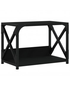 Supporto per Stampante 2 Livelli Nero 44x26x31,5 cm Multistrato 2