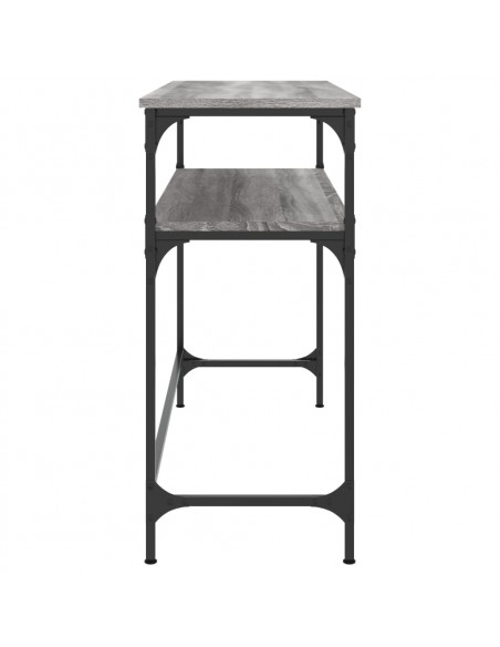 Tavolino Consolle Grigio Sonoma 100x35,5x75cm Legno Multistrato