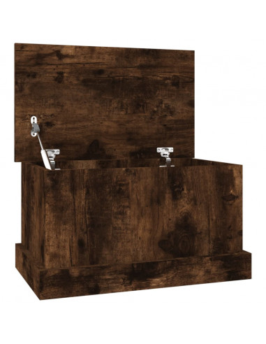 Contenitore Rovere Fumo 50x30x28 cm Legno Multistrato