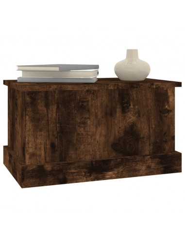 Contenitore Rovere Fumo 50x30x28 cm Legno Multistrato