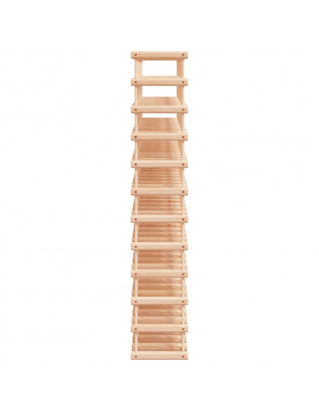 Portabottiglie Vino 120Bottiglie 112,5x23x123,5cm Massello Pino