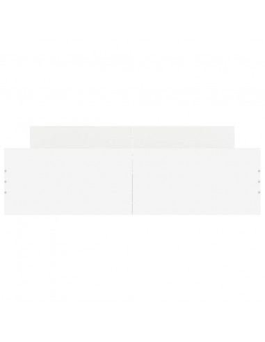 Giroletto con Testiera e Pediera Bianco 160x200 cm