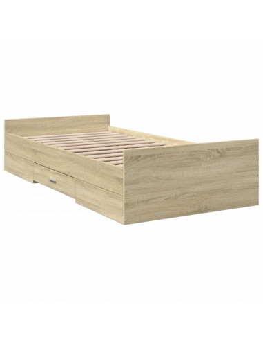 Giroletto Cassetti Rovere Sonoma 75x190 cm Legno Multistrato