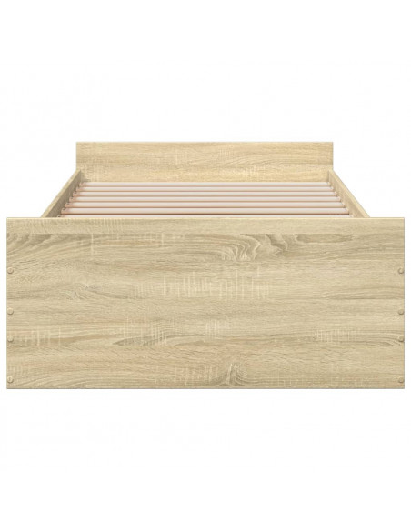 Giroletto Cassetti Rovere Sonoma 75x190 cm Legno Multistrato