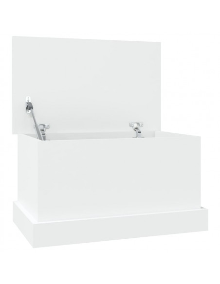 Contenitore Portaoggetti Bianco 50x30x28 cm Legno Multistrato