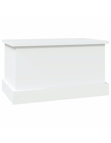 Contenitore Portaoggetti Bianco 50x30x28 cm Legno Multistrato