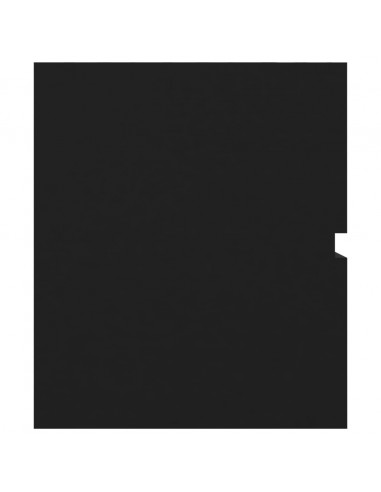 Set Mobili da Bagno Nero in Truciolato