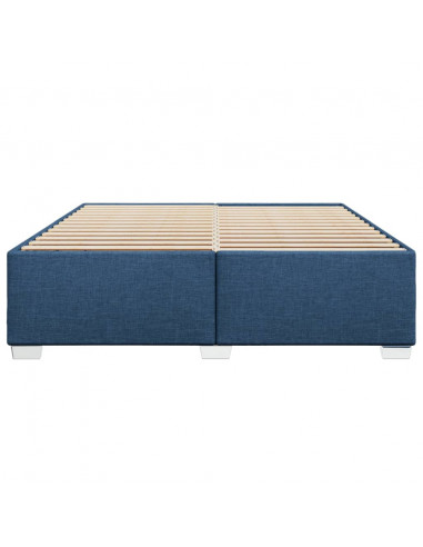 Giroletto senza Materasso Blu 180x200 cm in Tessuto