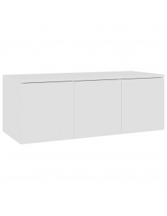 Mobile Porta TV Bianco 80x34x30 cm in Legno Multistrato 2
