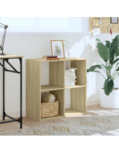 Libreria Rovere Sonoma 68,5x32x68,5 cm in Legno Multistrato