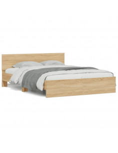 Giroletto con Testiera Rovere Sonoma 140x200 cm 2