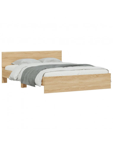 Giroletto con Testiera Rovere Sonoma 140x200 cm