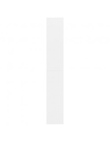 Libreria a 5 Ripiani Bianca 80x30x189 cm in Legno Multistrato