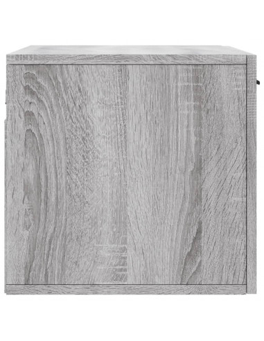 Mobile a Parete Grigio Sonoma 60x36,5x35cm in Legno Multistrato