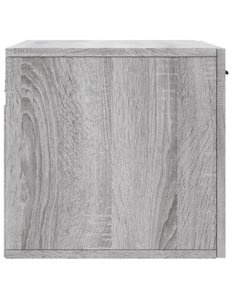Mobile a Parete Grigio Sonoma 60x36,5x35cm in Legno Multistrato