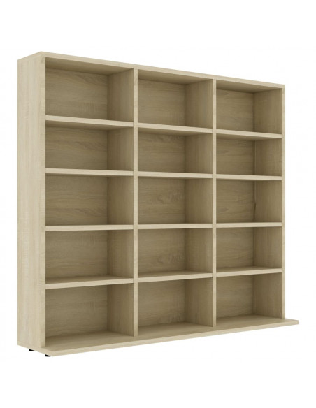 Armadietto CD Rovere Sonoma 102x23x89,5 cm in Legno Multistrato