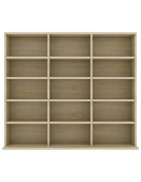 Armadietto CD Rovere Sonoma 102x23x89,5 cm in Legno Multistrato