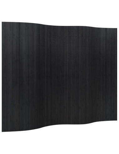 Divisorio Ambienti Nero 165x250 cm in Bambù