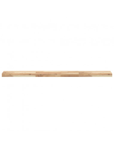 Ripiano a Parete 140x20x4 cm Legno Massello Acacia Non Trattato
