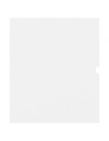 Mobile con Lavabo Integrato Bianco in Legno Multistrato