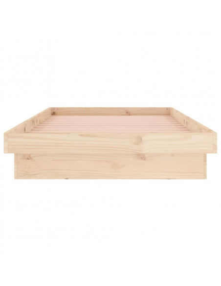 Giroletto con LED 90x190 cm Single in Legno Massello