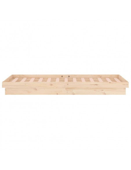Giroletto con LED 90x190 cm Single in Legno Massello