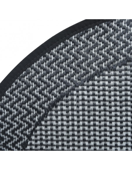 Tappeto da Esterno Grigio Ø160 cm in PP
