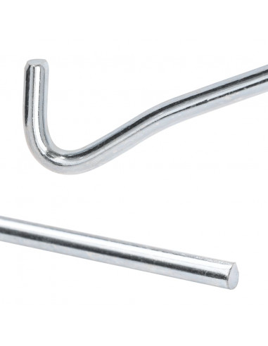 Picchetti per Tenda 50 pz 23 cm Ø7 mm in Acciaio Zincato