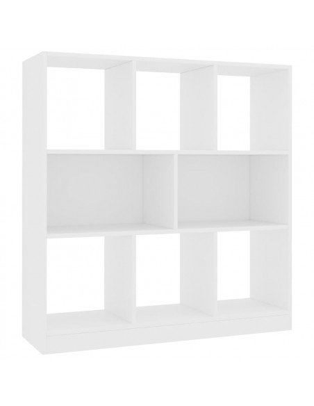 Libreria Bianca 97,5x29,5x100 cm in Legno Multistrato