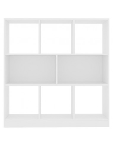 Libreria Bianca 97,5x29,5x100 cm in Legno Multistrato