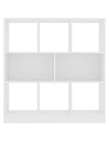 Libreria Bianca 97,5x29,5x100 cm in Legno Multistrato