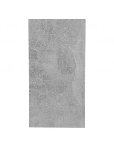 Tavolino Grigio Cemento 50x26x50 cm in Legno Multistrato