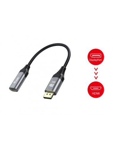 Equip Adattatore da DisplayPort 1.4 a HDMI, 8K/60Hz