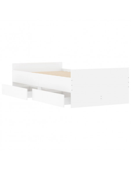 Giroletto con Cassetti Bianco 100x200 cm