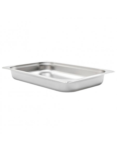 Contenitori Gastronorm 4 pz GN 1/1 65 mm in Acciaio Inox