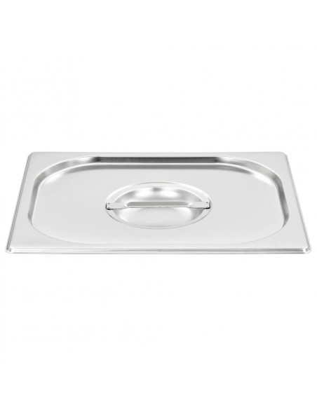 Coperchi per Teglie GN 1/2 2 pz in Acciaio Inox