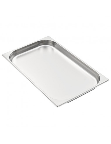 Contenitori Gastronorm 4 pz GN 1/1 40 mm in Acciaio Inox