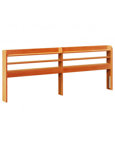 Letto senza Materasso Marrone Cera 140x190 cm in Legno di Pino