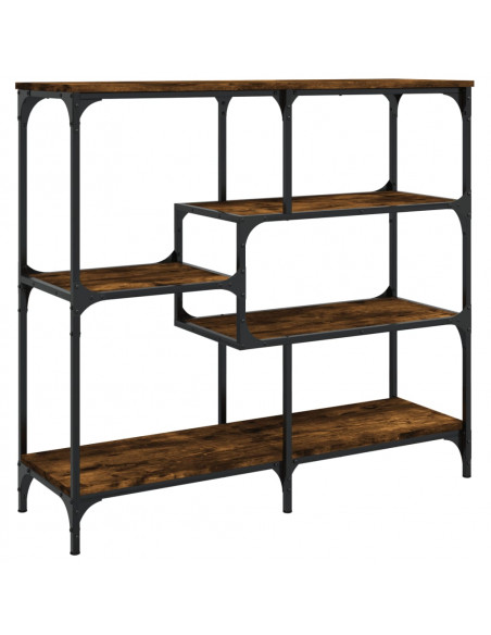 Tavolo Consolle Rovere Fumo 103x32x95 cm Legno Multistrato