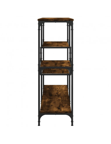 Tavolo Consolle Rovere Fumo 103x32x95 cm Legno Multistrato