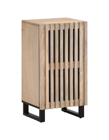 Credenza 40x34x75 cm in Legno Massello di Mango