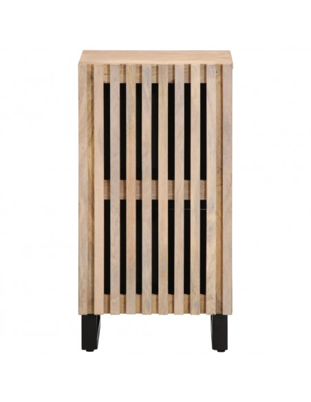 Credenza 40x34x75 cm in Legno Massello di Mango