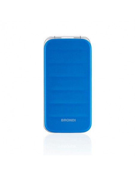 Brondi Fox 4,5 cm (1.77") 74 g Blu, Argento Telefono cellulare basico