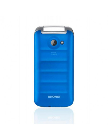 Brondi Fox 4,5 cm (1.77") 74 g Blu, Argento Telefono cellulare basico