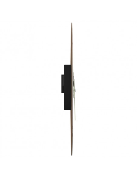 Orologio a Parete con Ore e Lancette Luminose Marrone Ø30 cm