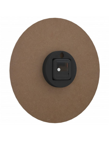 Orologio a Parete con Ore e Lancette Luminose Marrone Ø30 cm