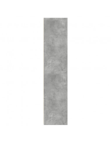 Credenza Grigio Cemento 50x41x185 in Legno Multistrato