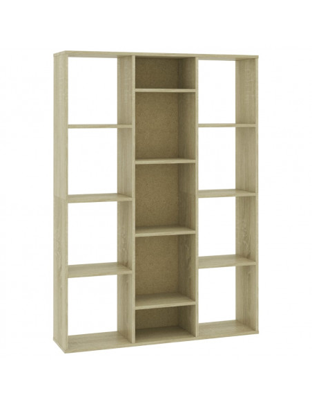 Libreria/Divisorio Rovere Sonoma 100x24x140cm Legno Multistrato